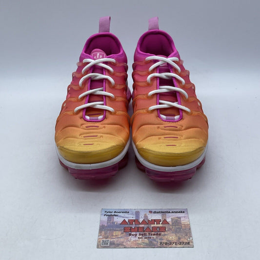 Size 6W - Nike Air VaporMax Plus Summer Sunset Suede Leather (CI9900-600)