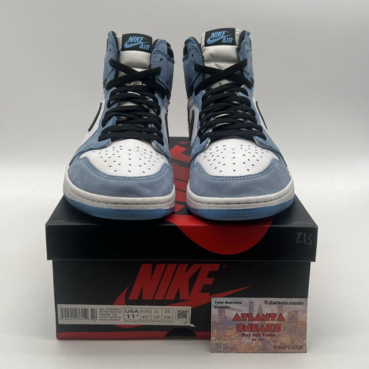 Size 11.5 - Jordan 1 Retro OG High University Blue Leather Suede (555088-134)