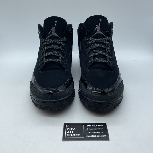 Size 13 - Air Jordan 3 Retro 2025 Black Cat Suede Leather (CT8532-001)