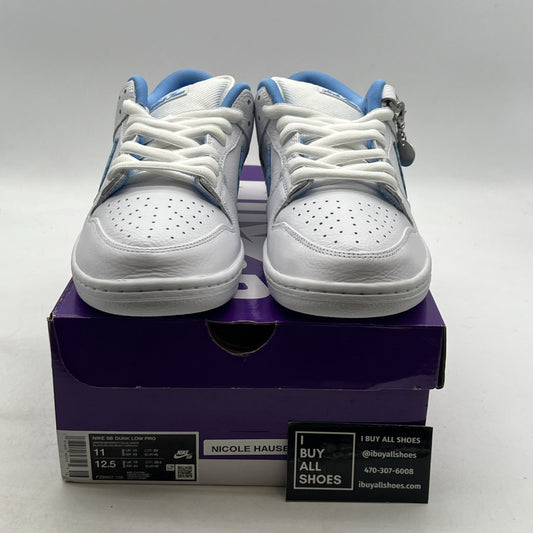Size 11 - Nicole Hause x Nike Dunk Pro SB Low White University Blue (FZ8802-100)