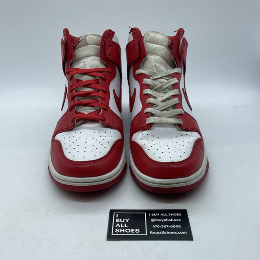 Size 11.5 - Nike Dunk High Championship Red White Leather (DD1399-106)