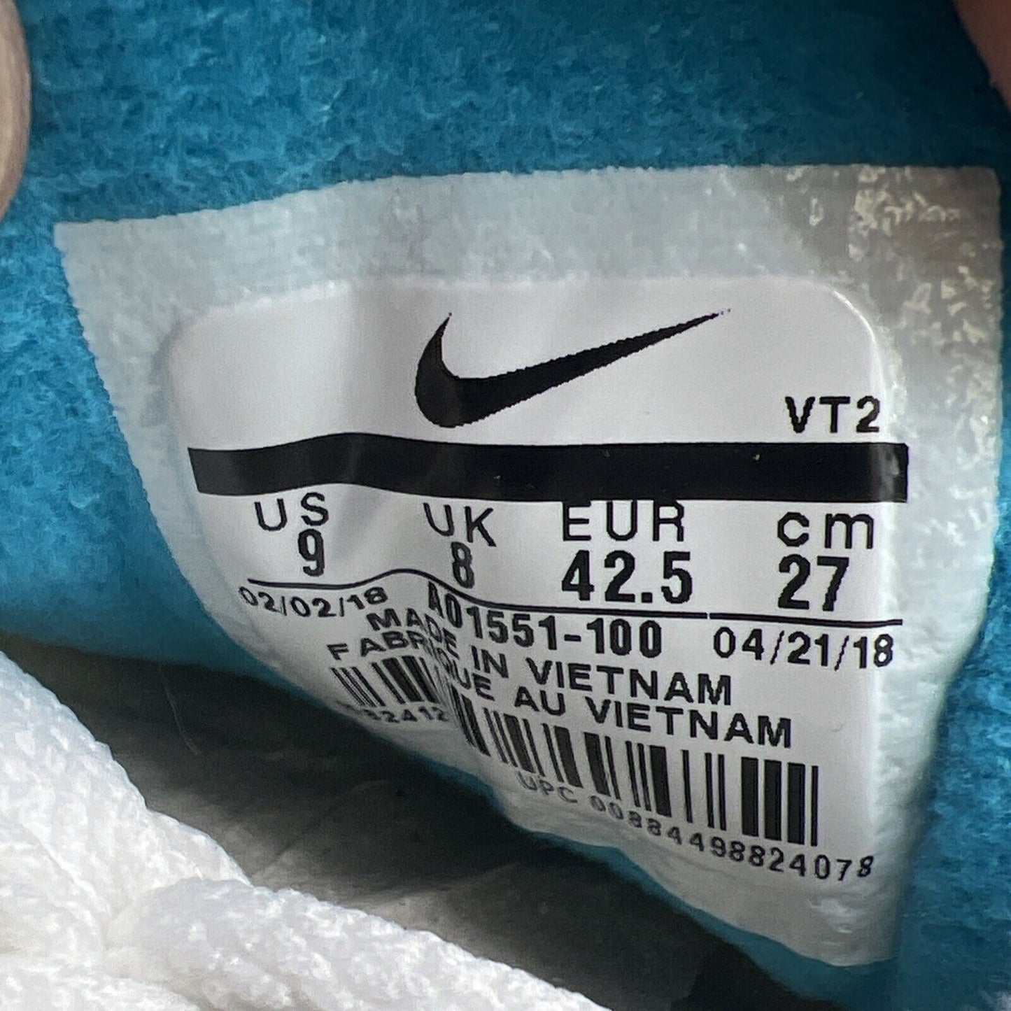 Size 9 - Nike Air Skylon 2 Clear Emerald (AO1551-100)