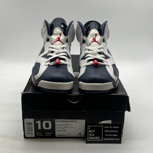 Size 10 - Air Jordan 6 Retro 2012 Olympic (384664-130)