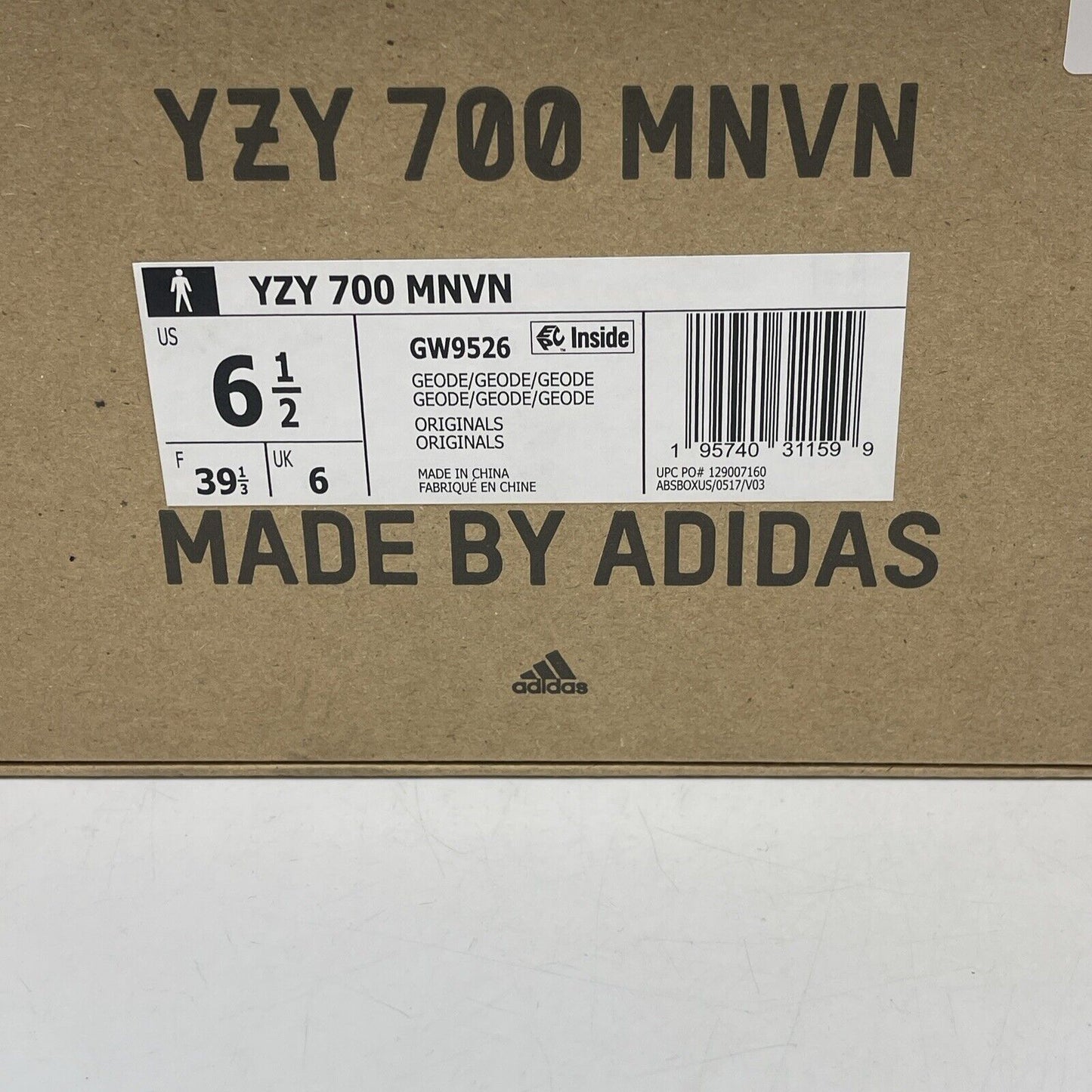 Size 6.5 - adidas Yeezy Boost 700 MNVN Geode Purple Black Suede (GW9526)