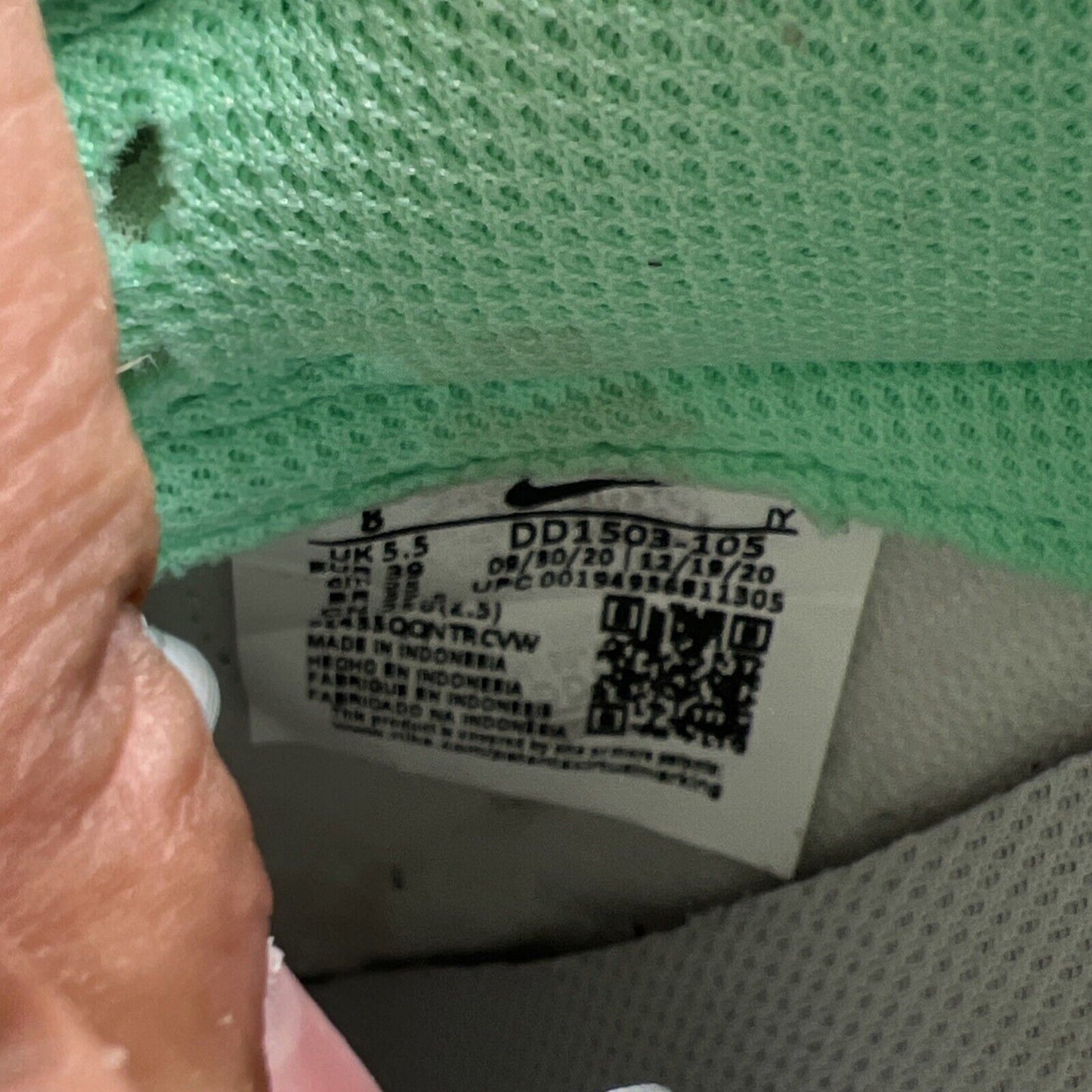 Size 8 - Nike Dunk Low Green Glow W - Og Box (DD1503-105)