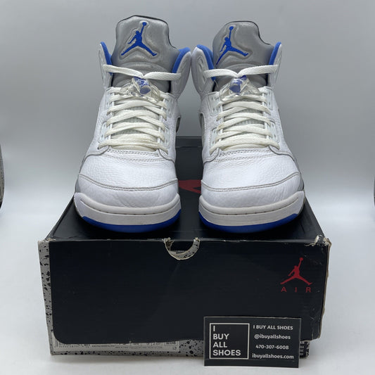 Size 10 - Air Jordan 5 Retro Stealth 2.0 Blue White Leather (DD0587-140)