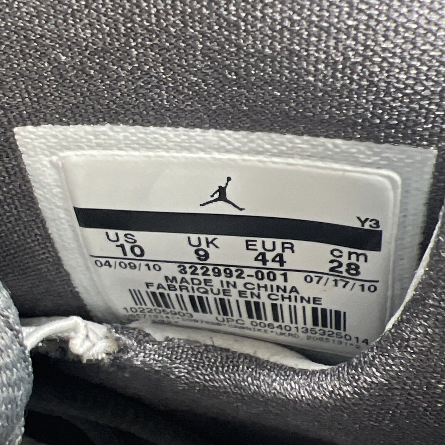 Size 10 - Air Jordan 6 Rings 3M - (322992-001)