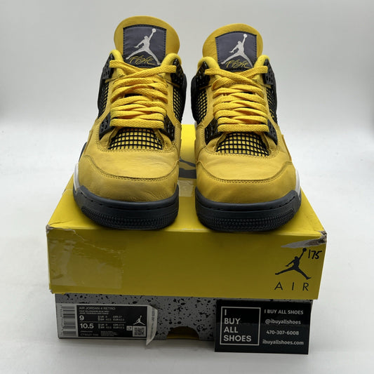 Size 9 - Air Jordan 4 Retro Mid Lightning (CT8527-700)