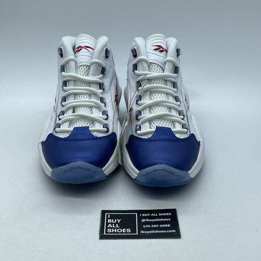 Size 9 - Reebok Question 2022 Mid Blue Toe (GX0227)