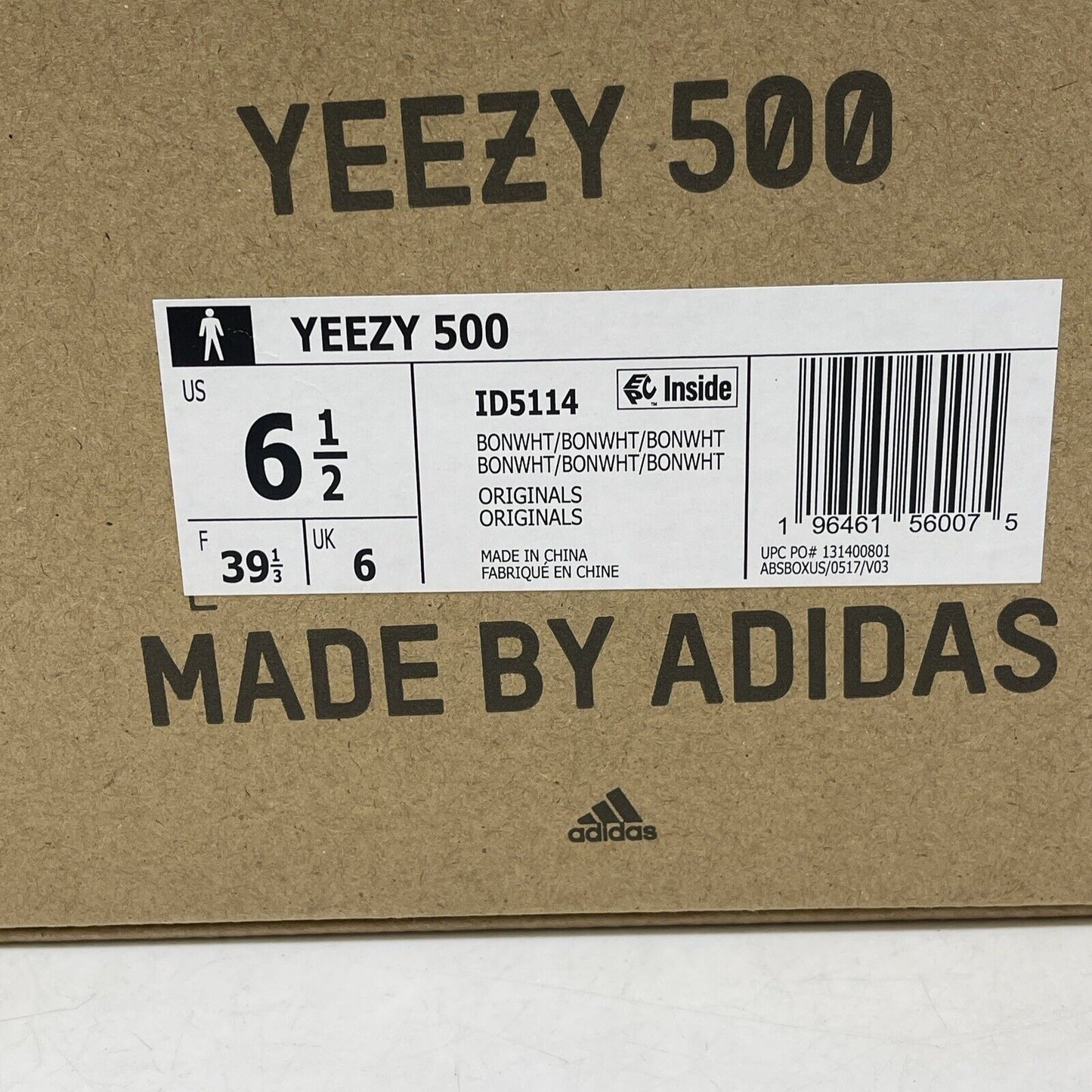 Size 6.5 - Adidas Yeezy 50” Bone White Tan White Suede (ID5114)