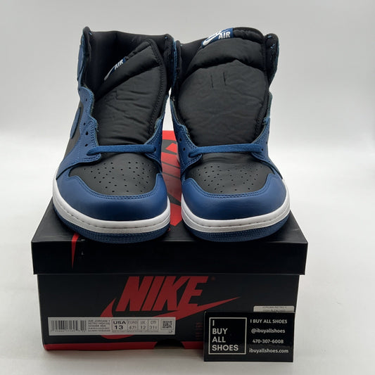 Size 13 - Air Jordan 1 Retro OG High Dark Marina Blue (555088-404)