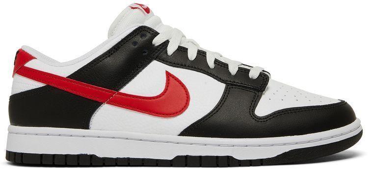 Size 8.5 - Nike Dunk Low Black White Red (FB3354-001)