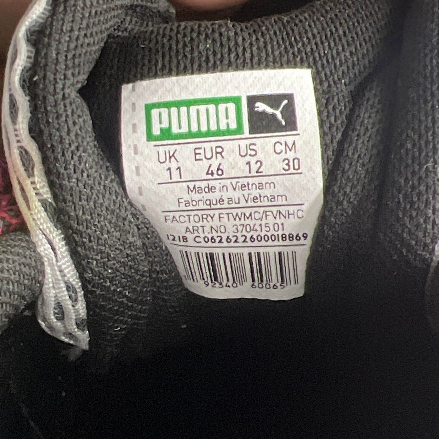 Size 11 - PUMA Cell Venom Fresh Pink White Black Suede (370415-01)