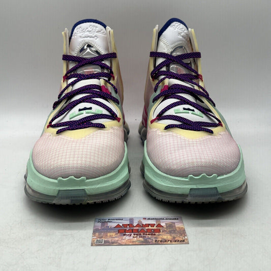 Size 13 - Nike LeBron 19 EP Valentine's Day Mint Purple Pink Blue (DH8459-900)