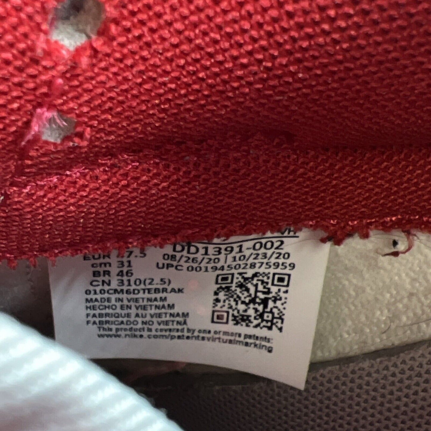 Size 13 - Nike Dunk Low SP UNLV 2021 (DD1391-002)