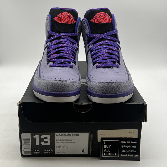 Size 13 - Air Jordan 2 Retro Iron Purple (385475-553)