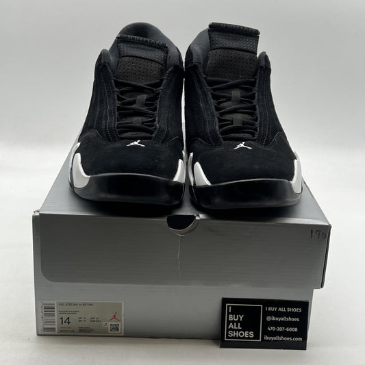 Size 14 - Air Jordan 14 Retro Black White (487471-016)