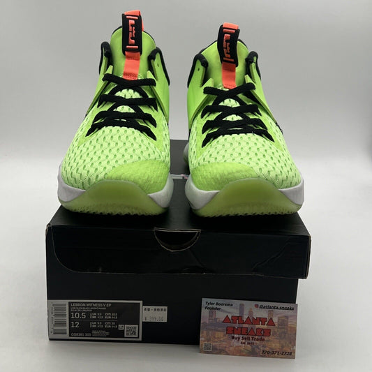 Size 10.5 - Nike LeBron Witness 5 EP Grinch (CQ9381-300)