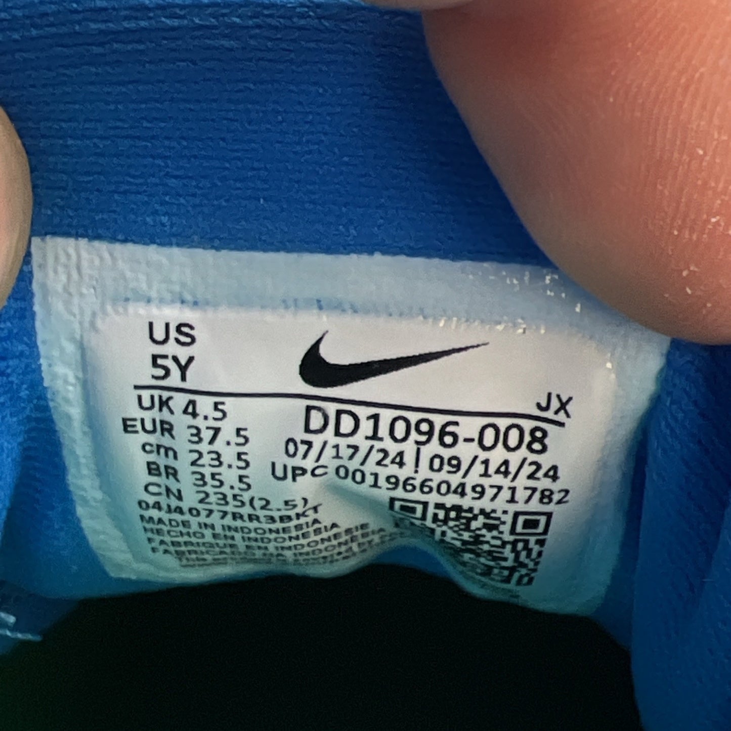 Size 5Y - Nike Revolution 6 Gray Running Shoes (DD1096-008)