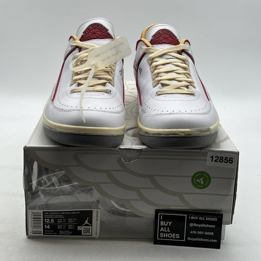 Size 12.5 - Air Jordan 2 Retro Low SP Off-White Varsity Red 2021 (DJ4375-106)