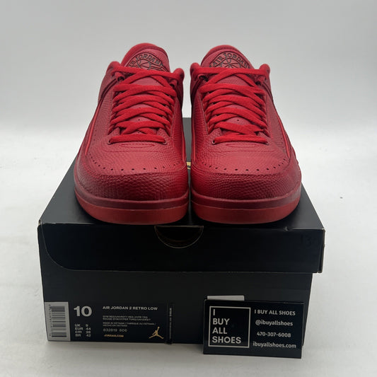 Size 10 - Air Jordan 2 Retro Low Gym Red (832819-606)