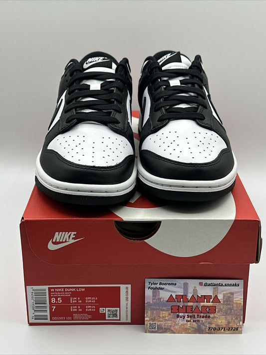 Size 8.5 - Nike Dunk Low White Black 2021 W