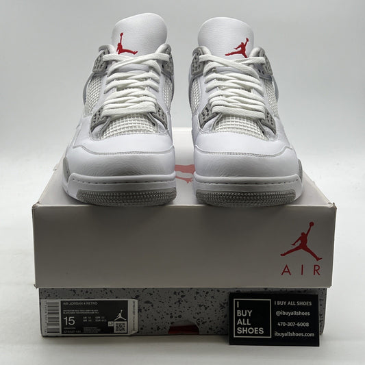 Size 15 - Air Jordan 4 Retro Mid White Oreo (CT8527-100)