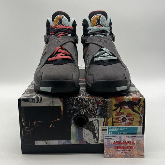 Size 12 - Air Jordan 8 Retro SP N7 Pendleton Black Suede (CQ9601-001)