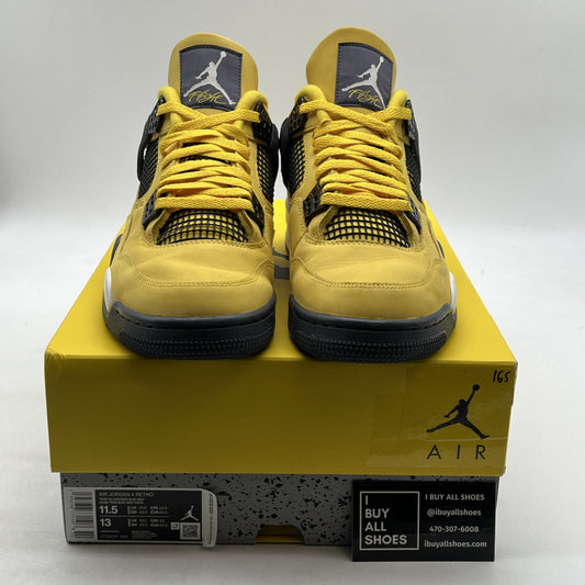 Size 11.5 - Air Jordan 4 Retro Mid Lightning (CT8527-700)
