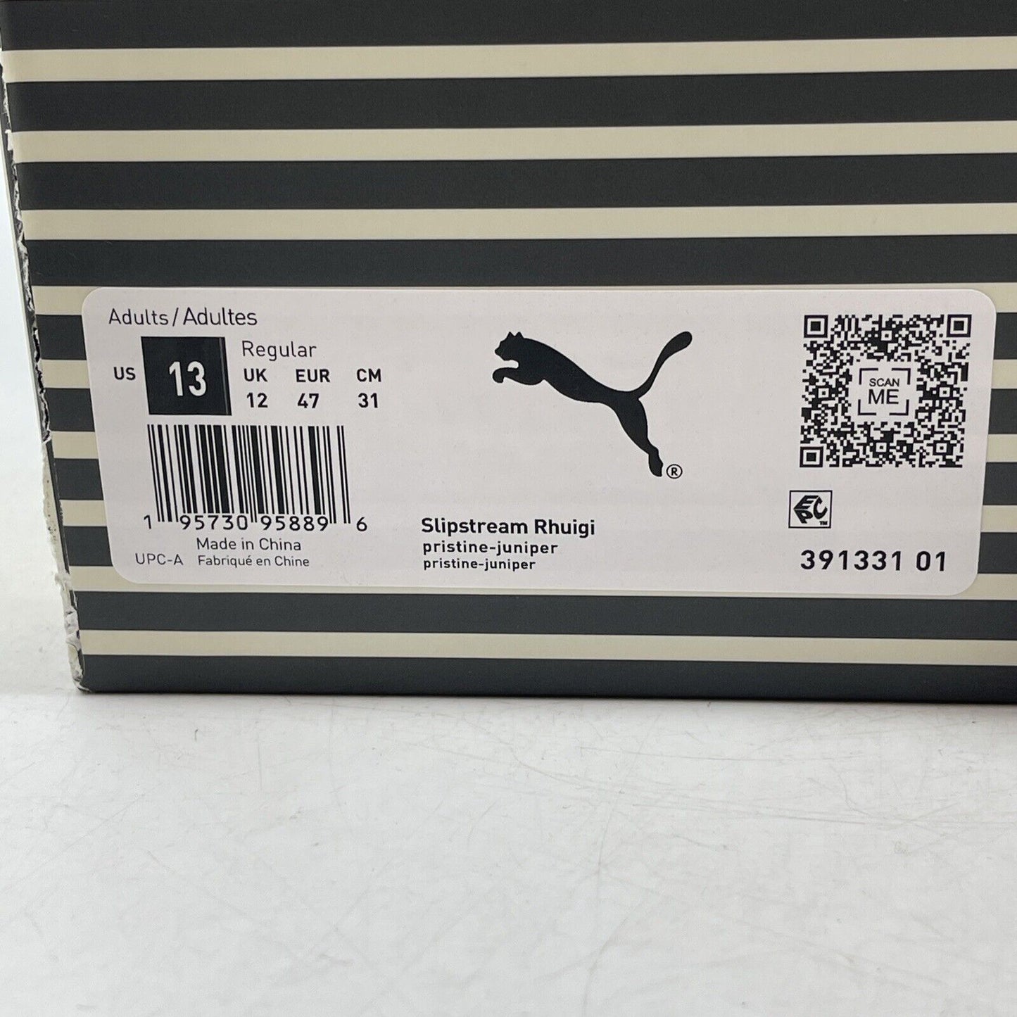 Size 13 - PUMA Rhuigi x Slipstream Pristine Juniper Tan Green (391331-01)