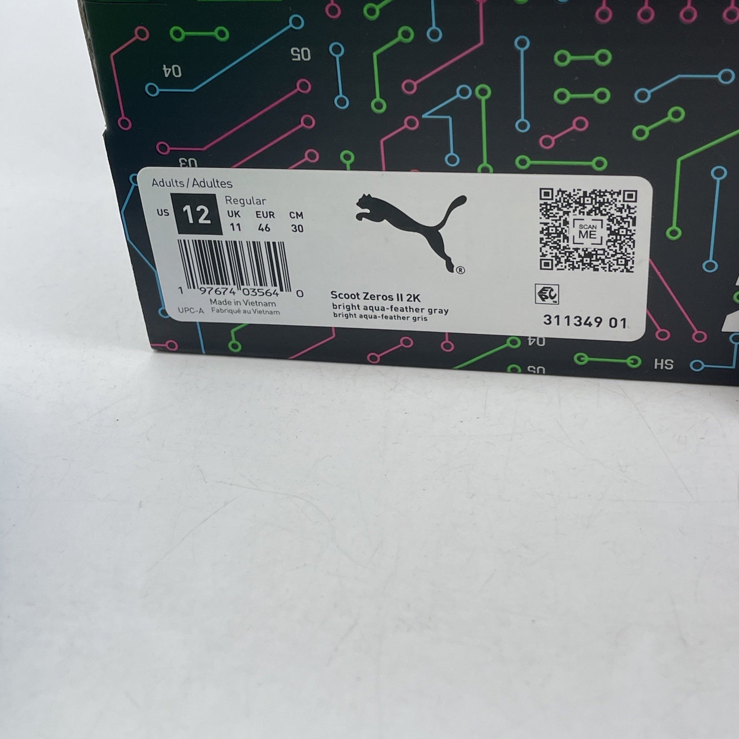 Size 12 - NBA 2K x Puma Scoot Zeros 2 Mismatched (311349-01)