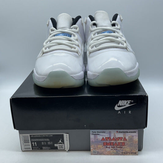 Size 11 - Jordan 11 Retro Low Legend Blue White Leather Suede (AV2187-117)