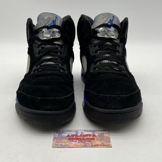 Size 11.5 - Jordan 5 Retro Mid Racer Blue Black Suede Grey (CT4838-004)