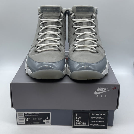 Size 9.5 - Air Jordan 9 Retro 2025 Cool Grey Suede Leather (HV4794-011)