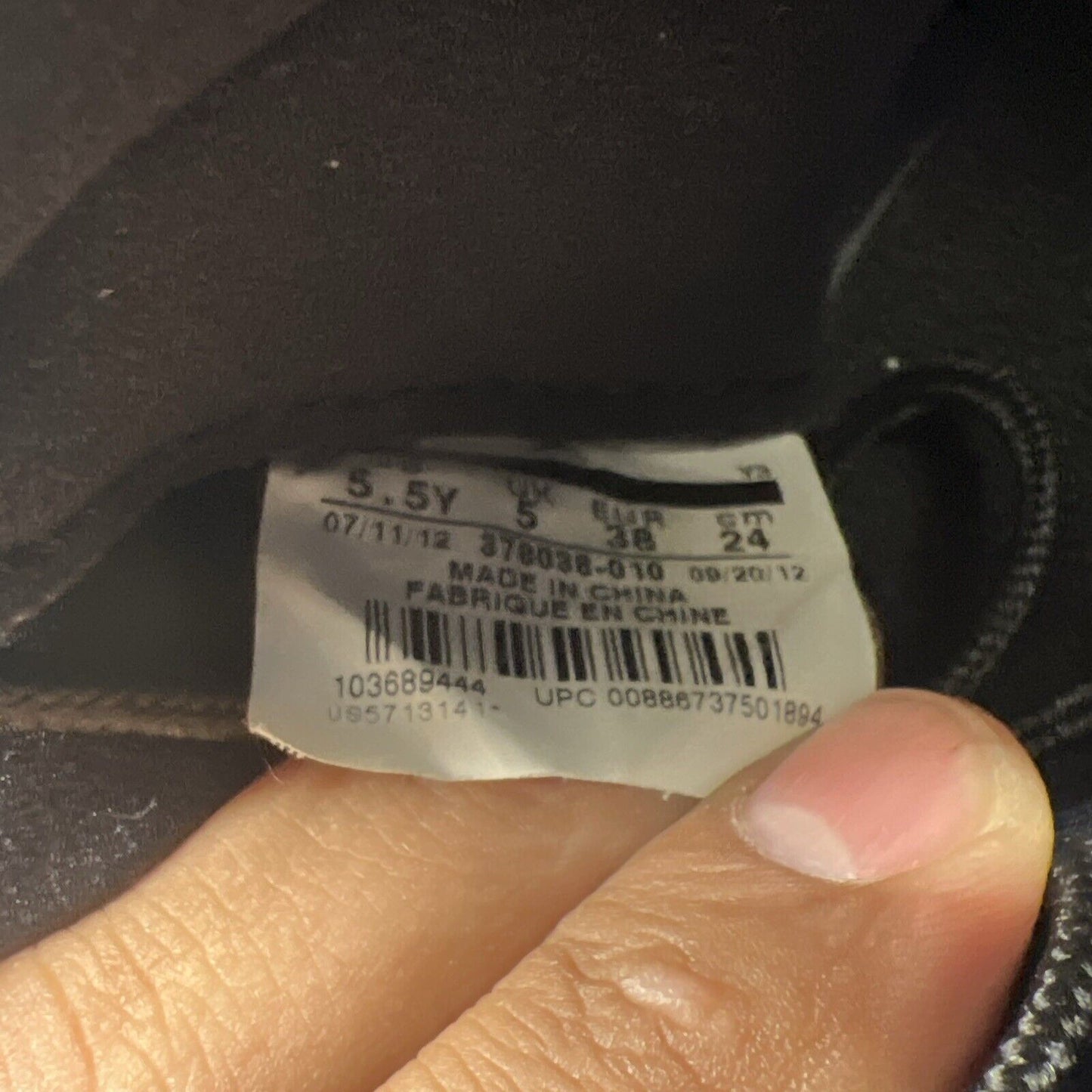 Size 5 - Jordan 11 Retro Bred 2019 (GS) Black Red White Leather (378038-010)