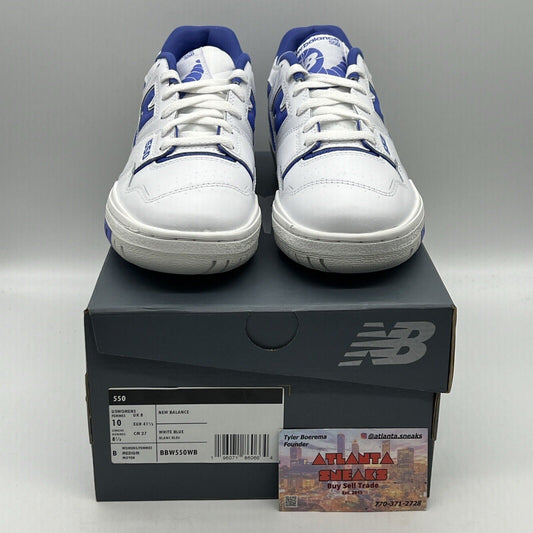 Size 10 - New Balance 550 White Aura W White Brand New Og All DS Sneakers