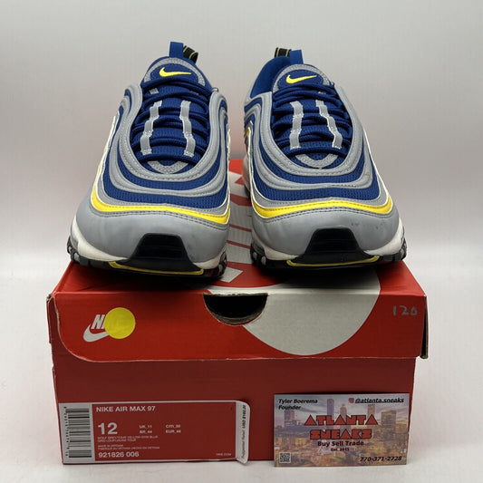 Size 12 - Nike Air Max 97 Tour Yellow Blue White Grey