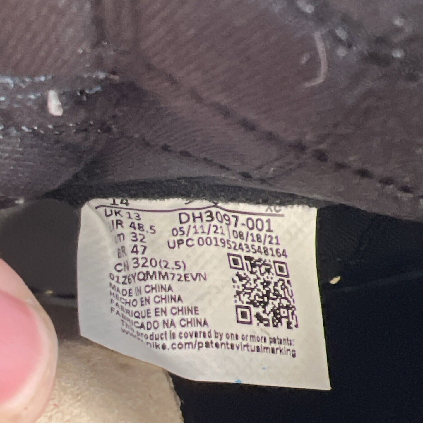 Size 14 - Air Jordan 1 High OG Crafted 2021 (DH3097-001)
