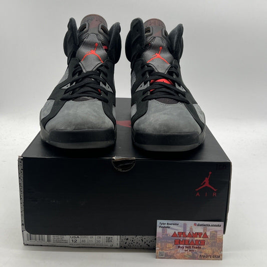 Size 12 - Paris Saint-Germain x Air Jordan 6 Retro Iron Grey (CK1229-001)