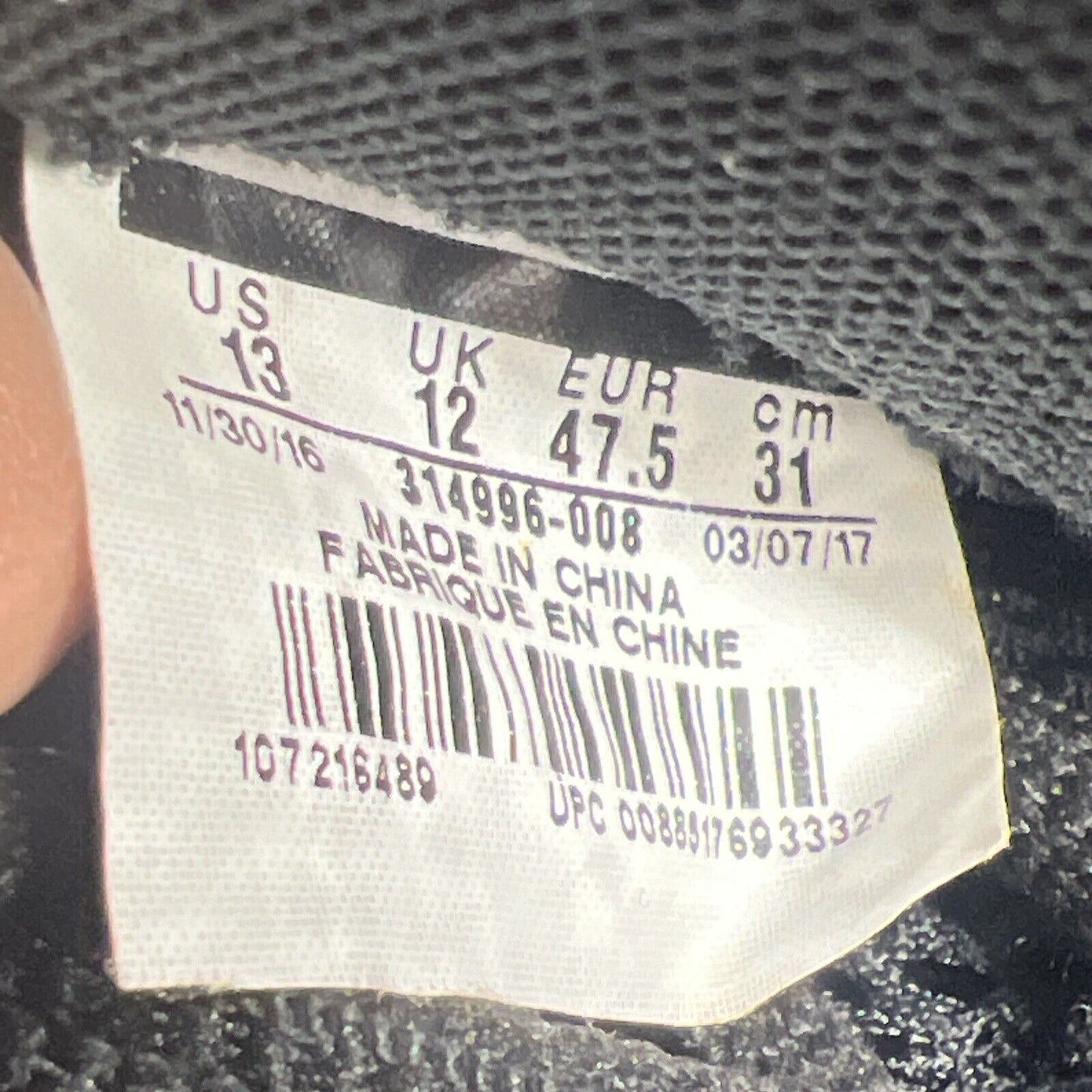 Size 13 - Nike Air Foamposite One 2017 Eggplant Purple Black Suede (314996-008)