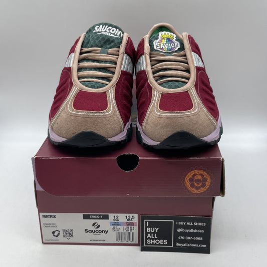 Size 12 - Saucony Jae Tips x Matrix No Shoes In The House Cranberry (S70922-1)
