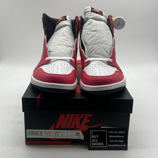 Size 12 - Air Jordan 1 Retro High OG Light Fusion Red 2021 (555088-603)