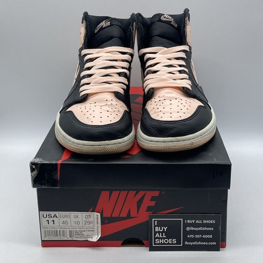 Size 11 - Air Jordan 1 Retro OG High Crimson Tint Pink Black Leather (555088-081