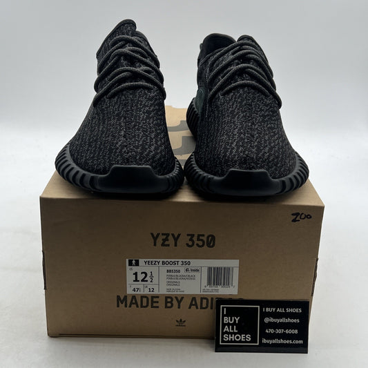 Size 12.5 - adidas Yeezy Boost 350 2016 Pirate Black (BB5350)