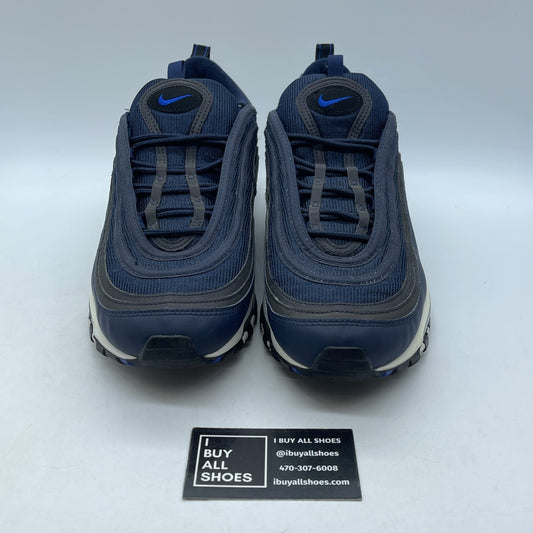 Size 12 - Nike Air Max 97 Obsidian Blue Suede Leather (921826-402)