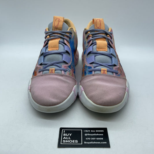 Size 11 - Nike PG 6 Painted Swoosh Blue Pink Suede Leather (DO9824-100)