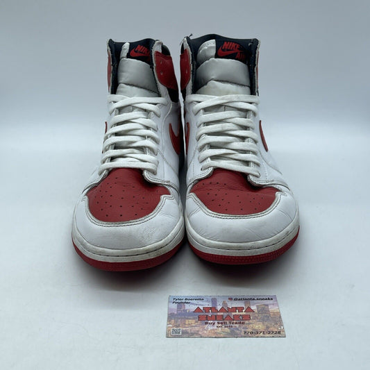 Size 13 - Jordan 1 Retro OG High Heritage Red White Black Leather (555088-161)