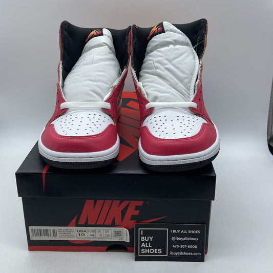 Size 10 - Air Jordan 1 Retro High OG Light Fusion Red 2021 (555088-603)