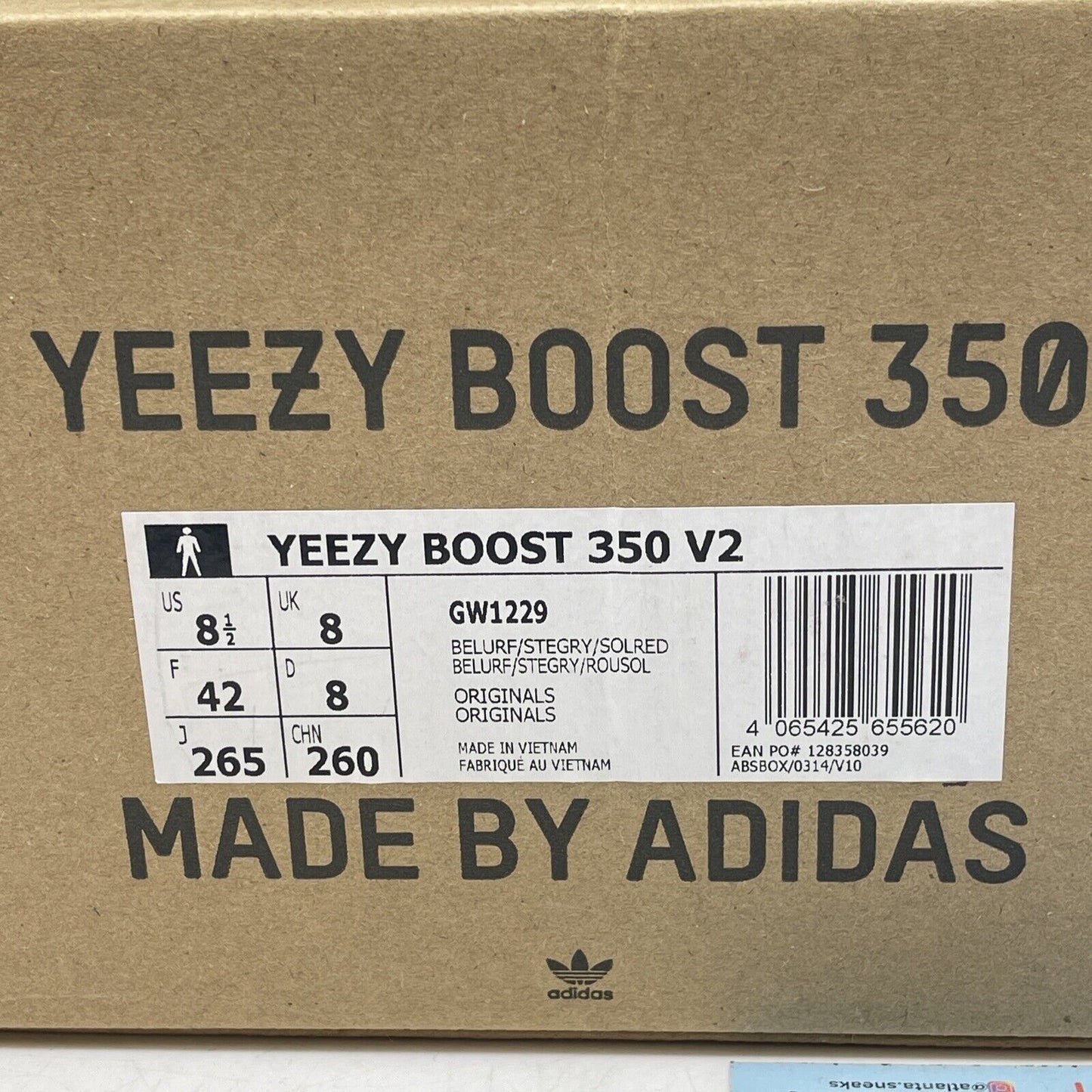 Size 8.5 - adidas Yeezy Boost 350 V2 Low Beluga Reflective (GW1229)