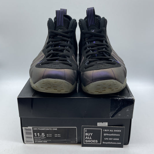 Size 11.5 - Nike Air Foamposite One 2017 Eggplant Purple Black (314996-008)